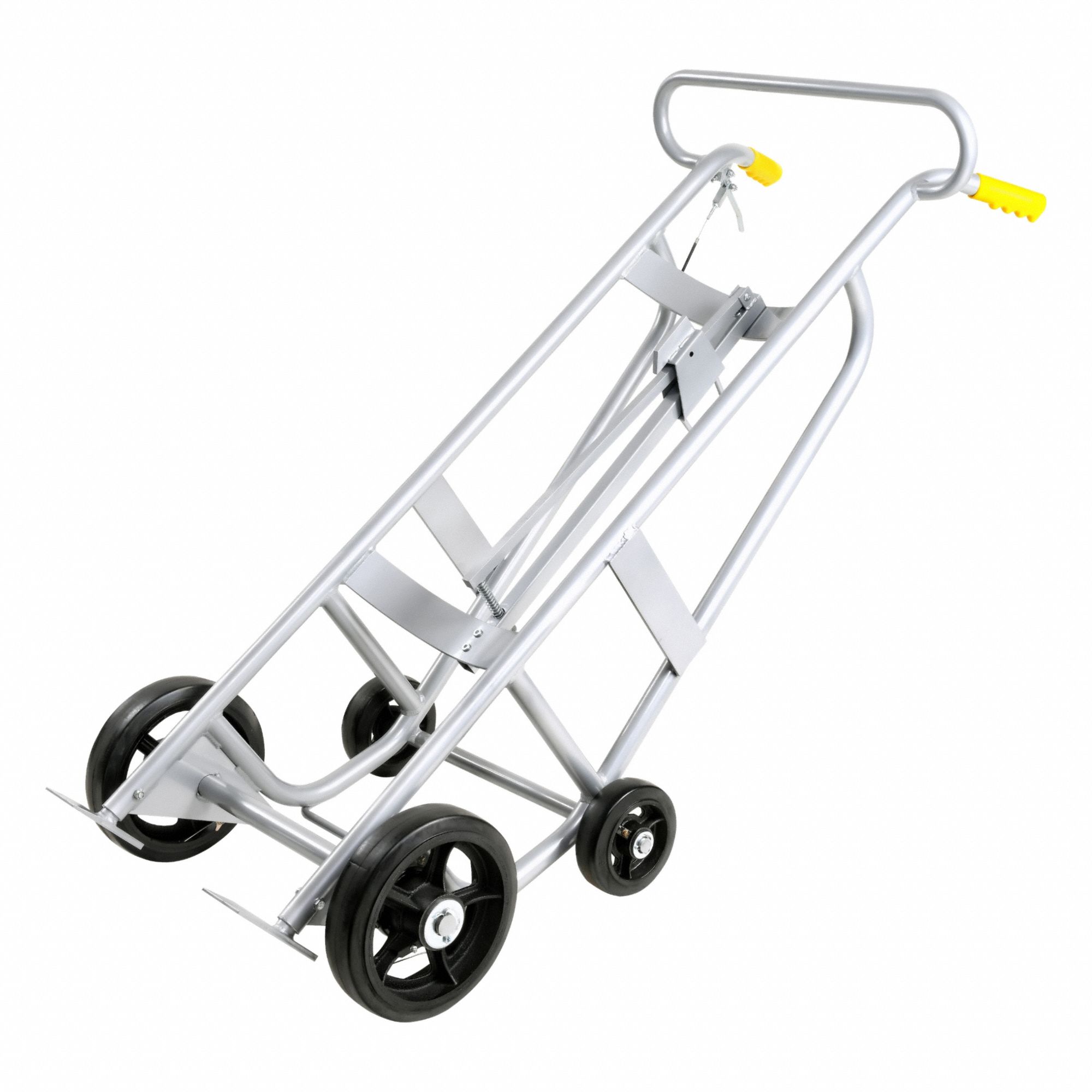 DRUM HAND TRUCK, ERGONOMIC TILT, BACK CORROSION, RESISTANT ALUMINUM FRAME, BRAKE