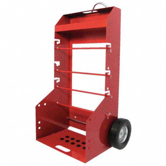 Wire Spool Rack Dispenser, 4 Level Unit (36W x 36D x 123H),  #SMS-39-HRR3636123-4S-PB