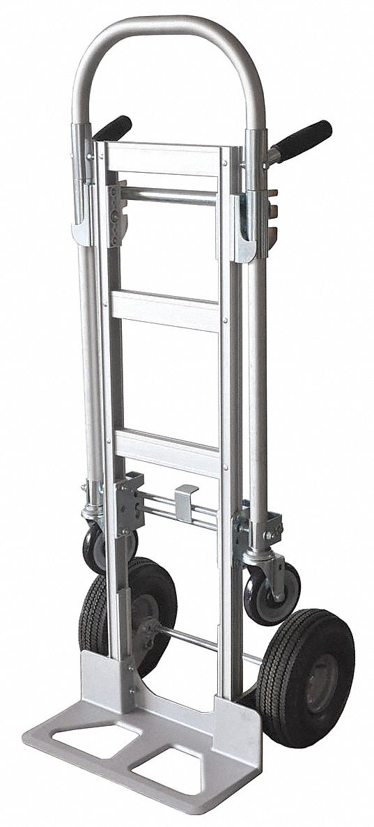 DAYTON Convertible Hand Truck, Load Capacity as Hand Truck 600 lb