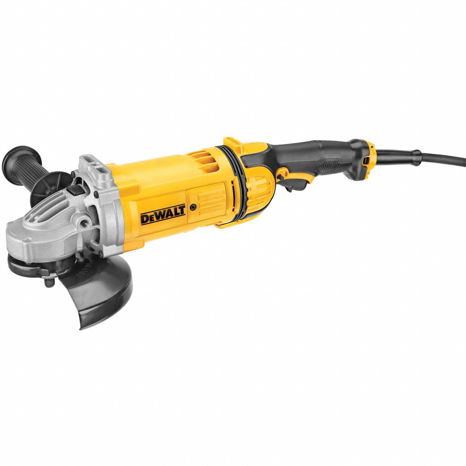 DEWALT Angle Grinder 15 A 8 500 RPM Max. Speed Trigger Lock Off Switch 7 in Wheel Dia 120V AC