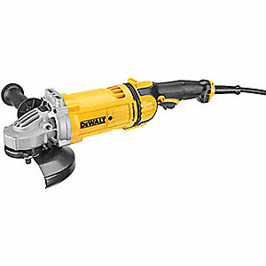 ANGLE GRINDER, CORDED, 120V/15A, 4.7 HP, 7 IN DIA, TRIGGER, ⅝"-11, 8500 RPM, 6 FT CORD
