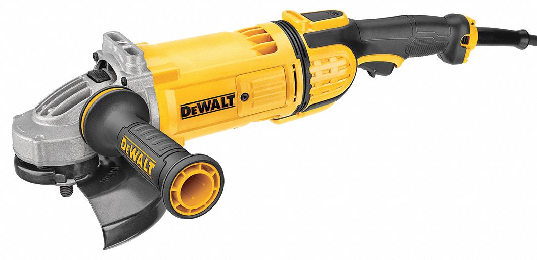 MEULEUSE D'ANGLE, À FIL, 120 V/15 A, 4,9 HP, 7 PO DIAM, GÂCHETTE, ⅝ PO-11, 8 500 TR/MIN, CÂBLE 6 PI