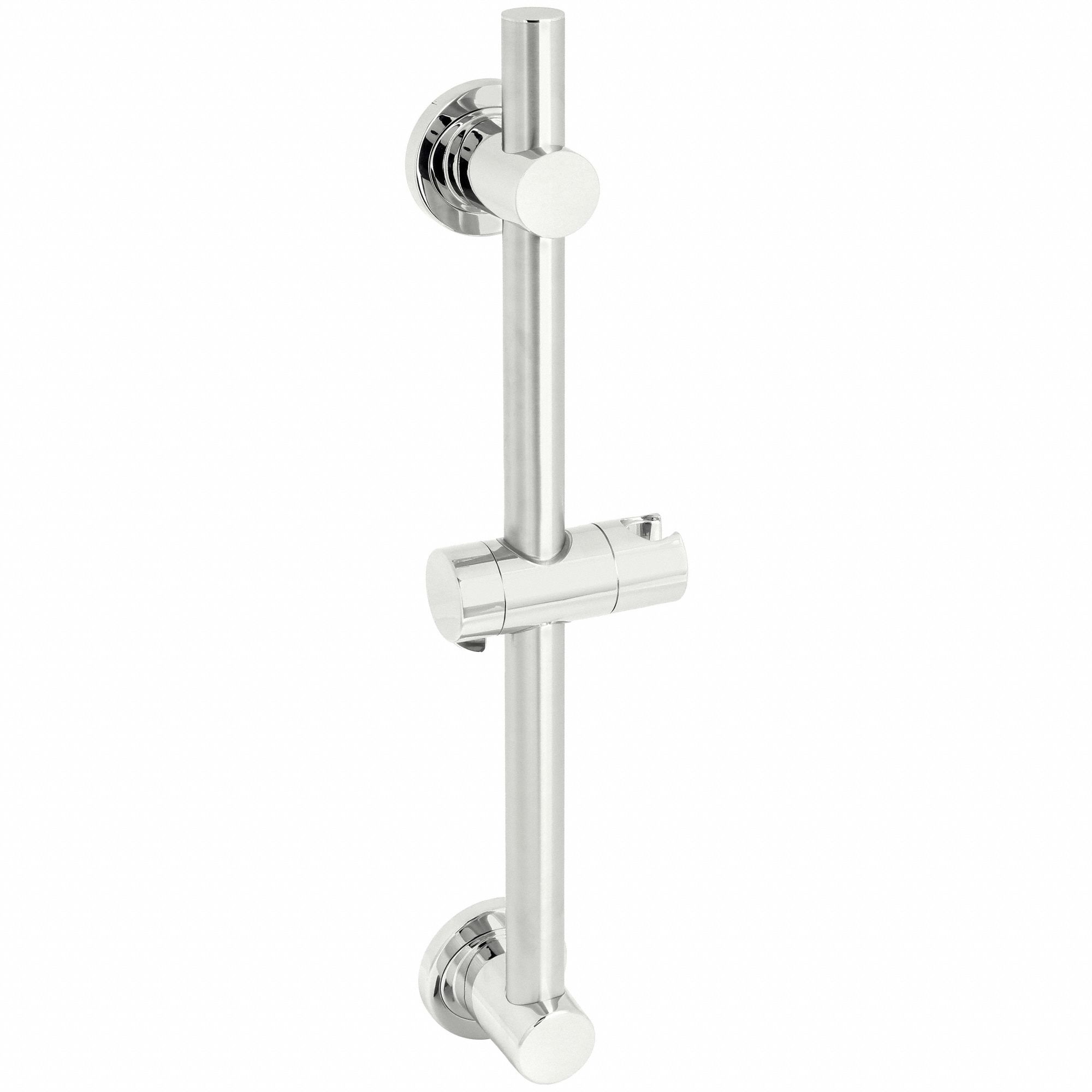 GRAB/SLIDE BAR: STRAIGHT, 24 IN L, 1¼ IN DIA, STAINLESS STEEL, LEFT HAND/RIGHT HAND