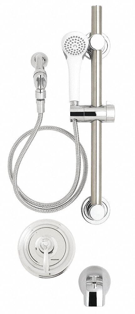 1-Pk) Design House Tub Pull-Up Diverter Spout Polished Chrome 522565