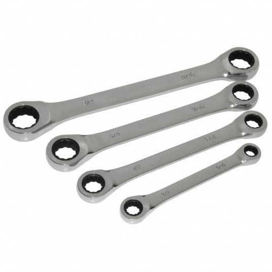 WESTWARD Box End Wrench Set, Full Polish, Insulated No 34D90234D902 Grainger