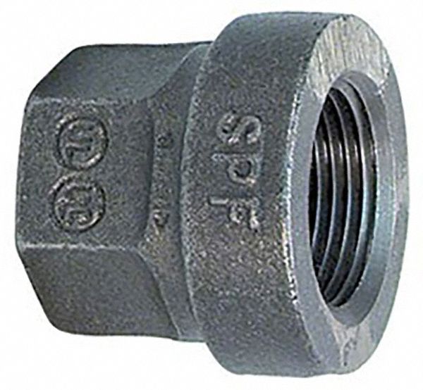 Reducing Coupling: Malleable Iron, 3/4 in x 1/8 in Fitting Pipe Size, Female NPT x Female NPT