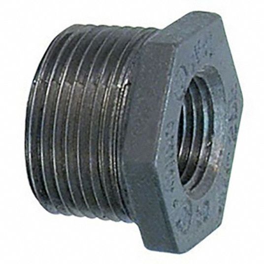 Malleable Iron, 1 In X 1 8 In, Hex Bushing - 34dc85