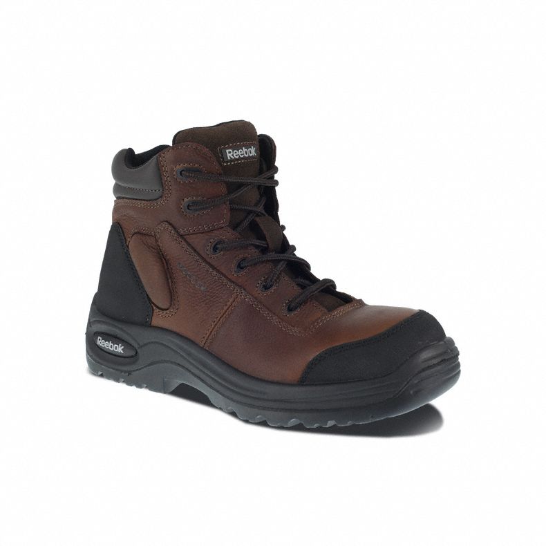 6-Inch Work Boot: Women's, Size 6, M, Brown, Composite Toe Cap, Removable Insole