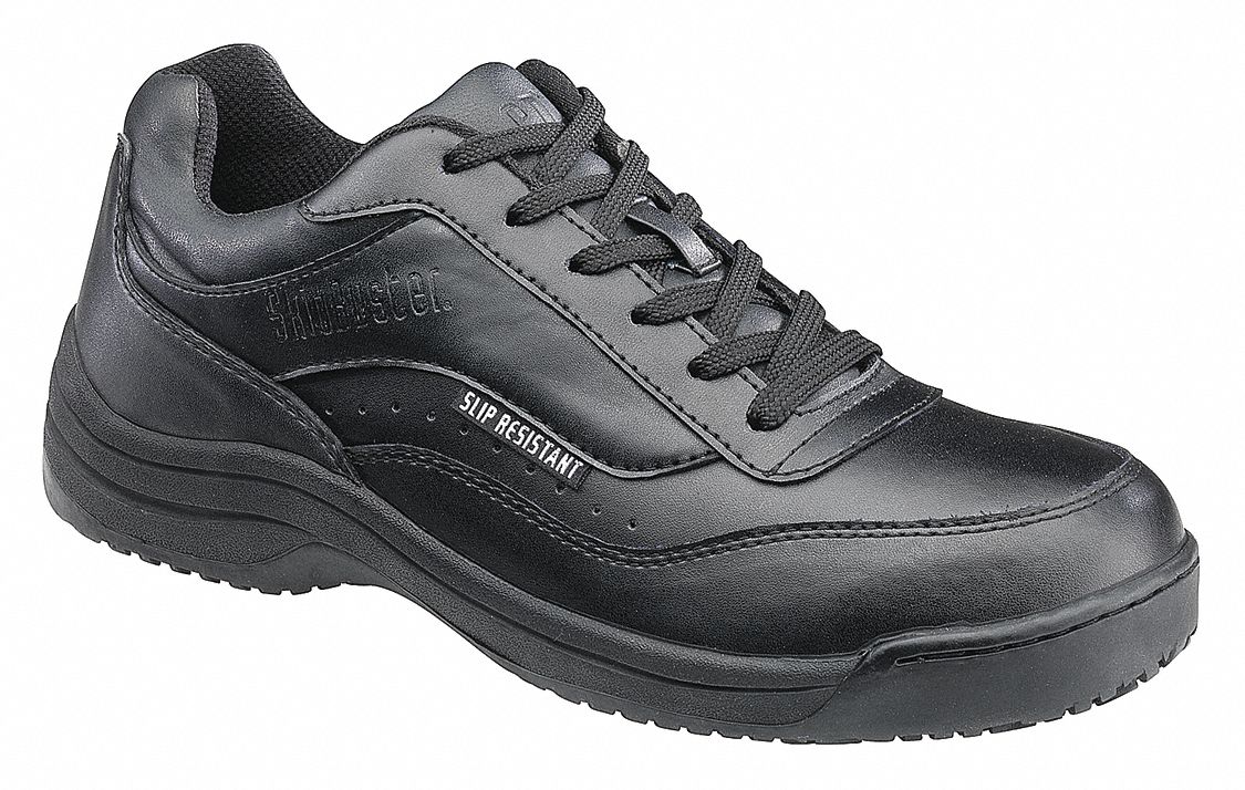 SKIDBUSTER FOOTWEAR Athletic Shoe, 7-1/2, Wide, Women's, Black, Plain ...