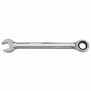 Westward 1-11/16 Ratcheting Wrench Combination Number of Points: 12-34E326 SAE 