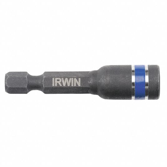 IRWIN, 1/4 in Drive Size, Hex, Bit Holder 34E4131838560 Grainger