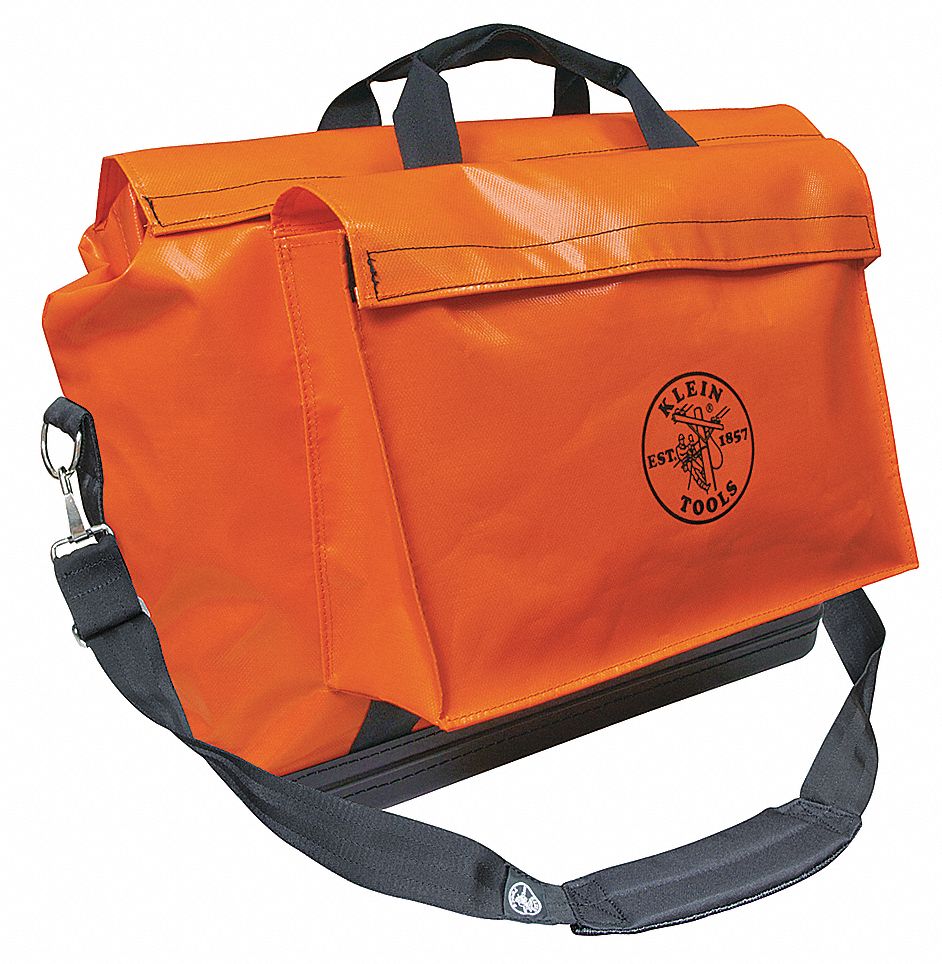 KLEIN TOOLS, Polyester, 1 Pockets, Tool Bag - 34E632|5181ORA - Grainger