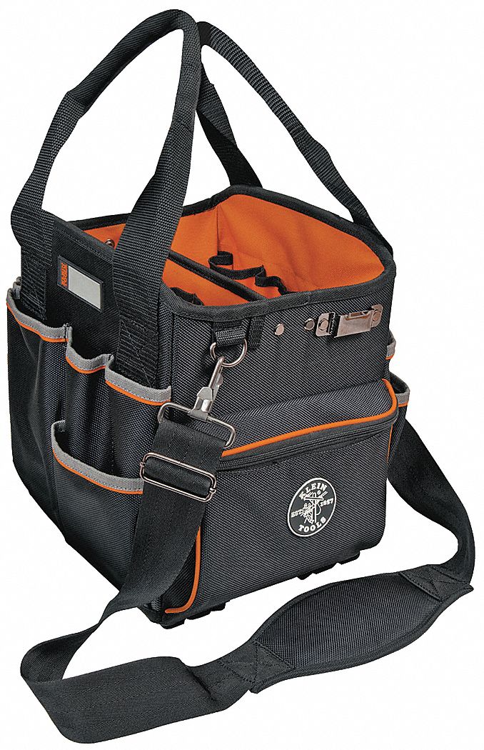 KLEIN TOOLS Canvas, General Purpose, Tool Bag, Number of Pockets 40 ...