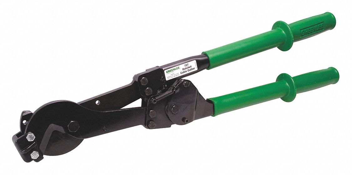 GREENLEE, Greenlee Ratchet Cable Cutter 34E865757 Grainger