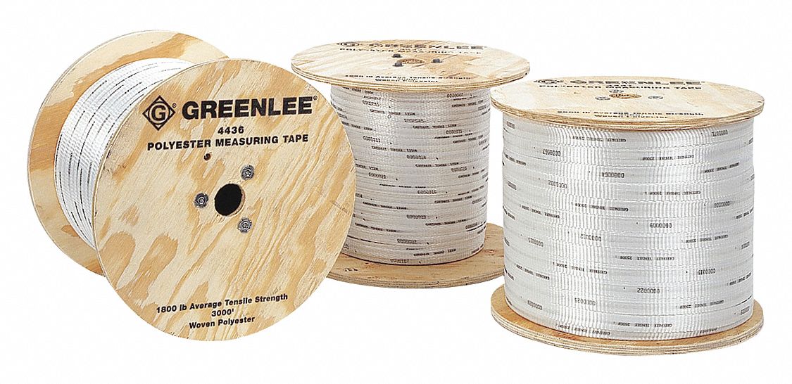 3000 ft Cable Pulling Tape; For Use With: Greenlee Cable Pullers