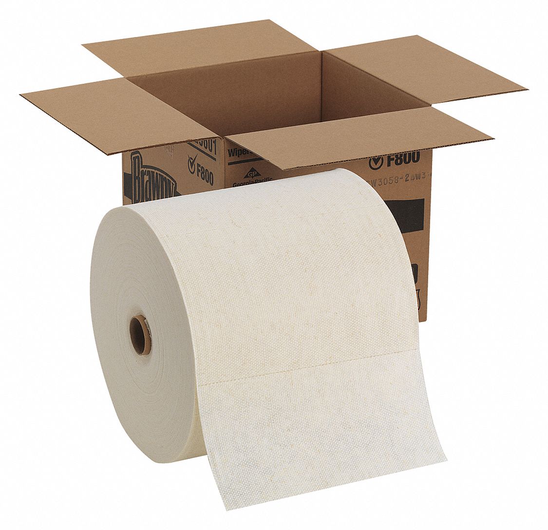 Dry Wipe Roll, Brawny® Professional F800, 6 3/4 in x 10 3/4 in, Number