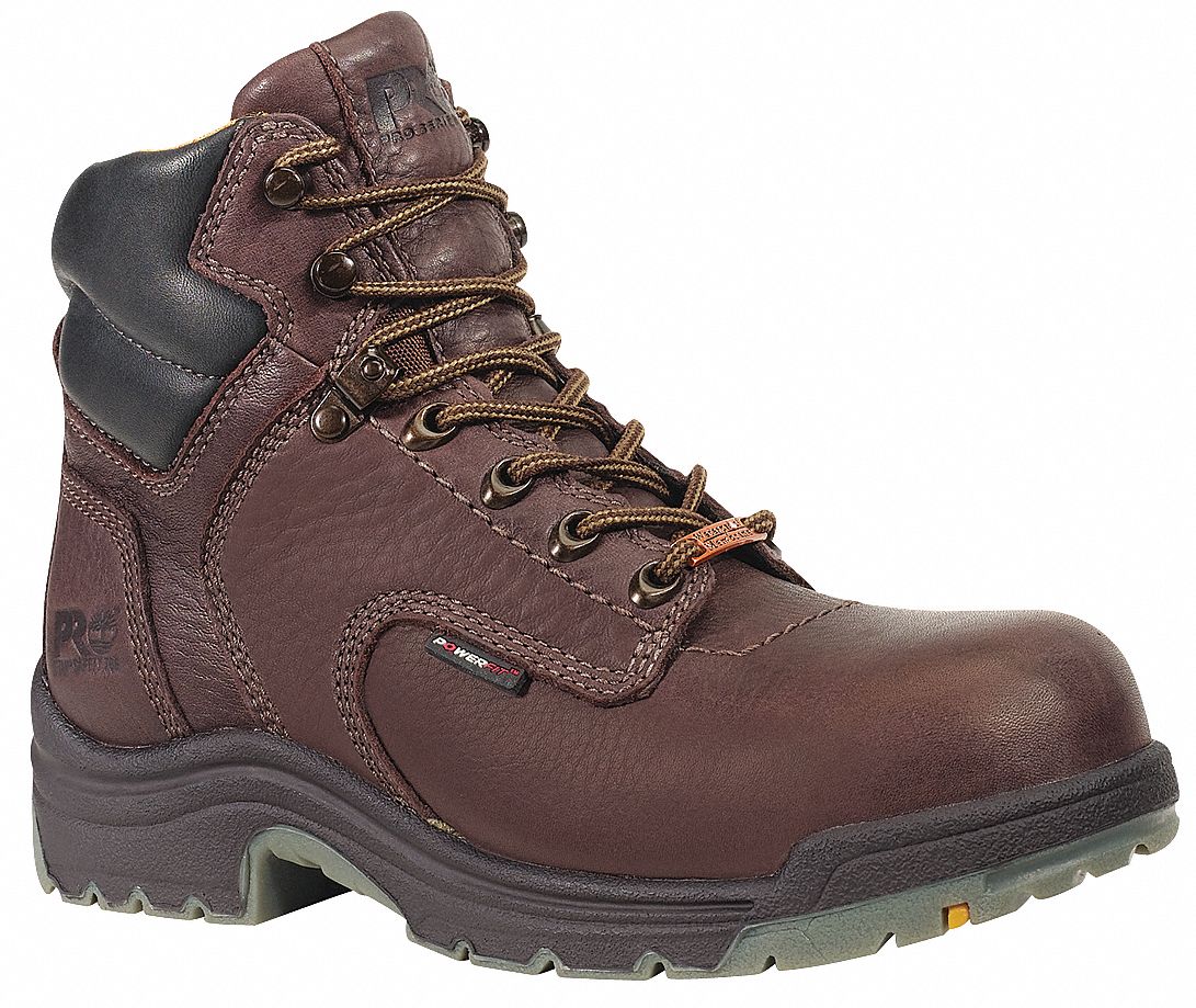 TIMBERLAND PRO 6 in Work Boot, 7, M, Men's, Dark Brown, Plain Toe Type ...