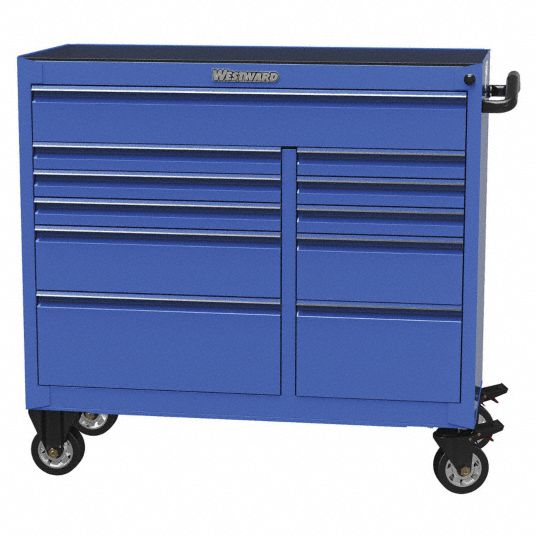 WESTWARD Rolling Cabinet, Number of Drawers 11 - 34F766|34F766 - Grainger