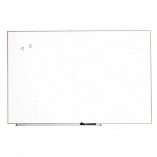 QUARTET Dry Erase Board Wall Mounted, 31 in Dry Erase Ht, 48 in Dry