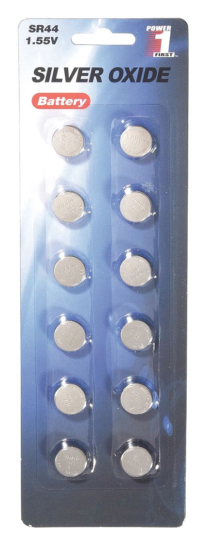 Button Cell Battery: 76 Battery Size, Silver Oxide, 150 mAh Capacity, 1.5V DC