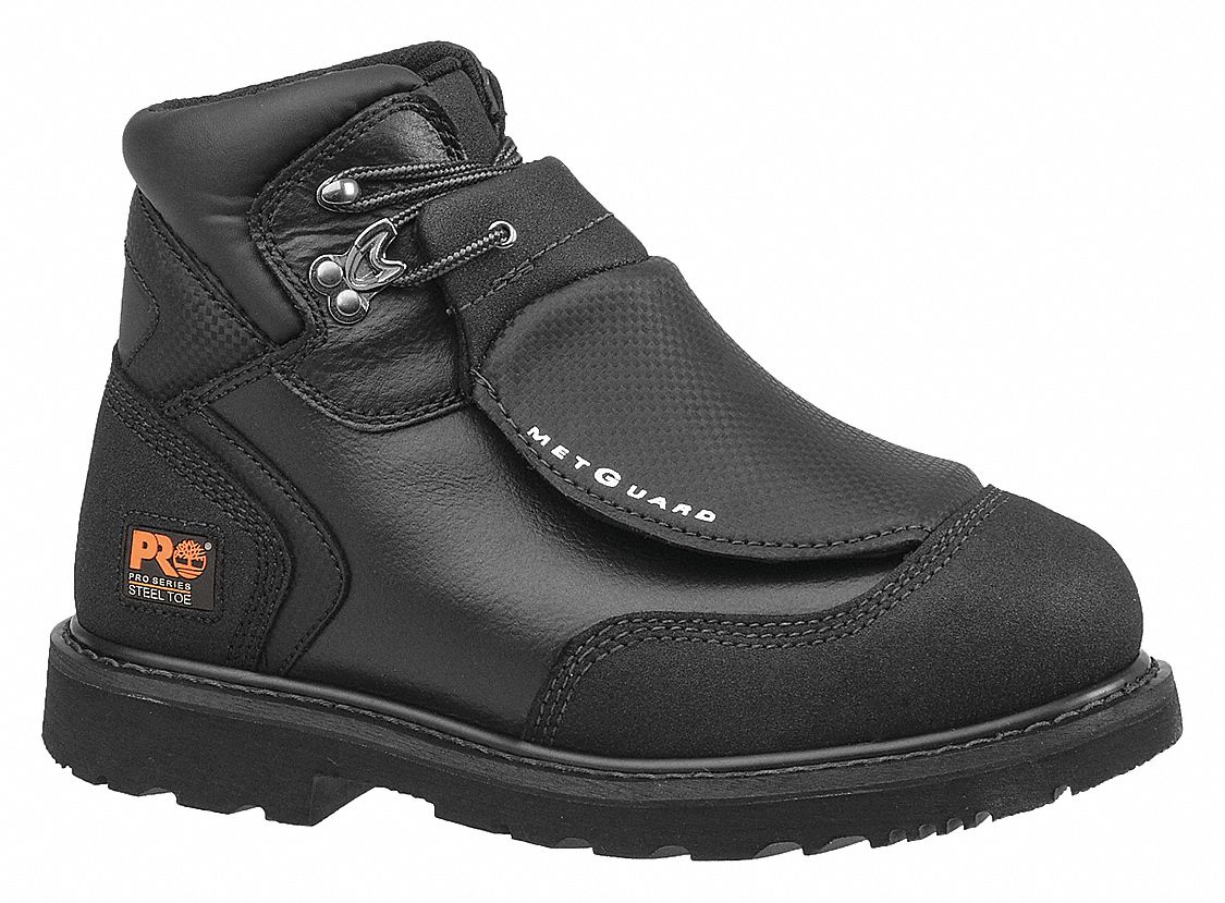 timberland pro black steel toe boots