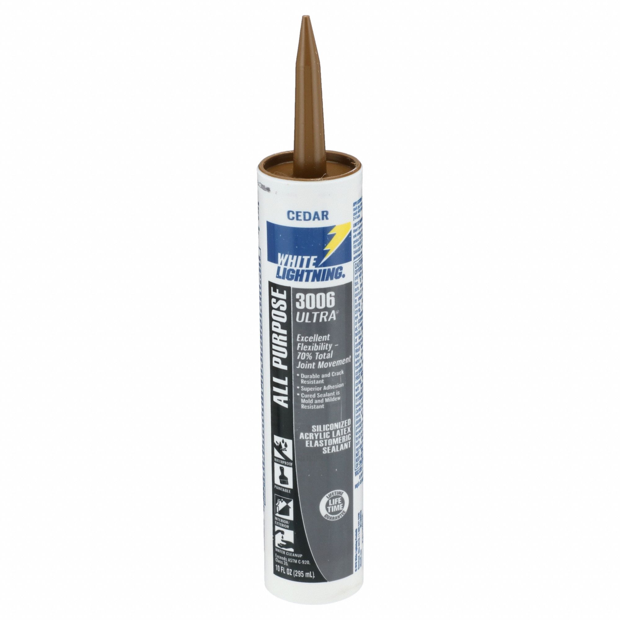 Hybrid Sealant: 3006 Ultra, Cedar Tan, 10 oz Container Size, Cartridge