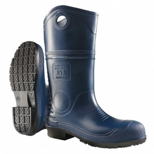 Defined Heel Electrical Hazard EH Oil Resistant Sole Steel Toe Waterproof 11 Rubber Boot 34GA05 8908633 Grainger