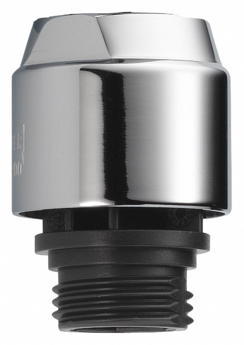 CASSE-VIDE DELTA, CHROME, 1/2 PO