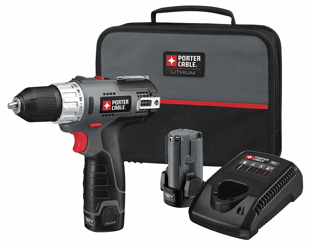 Cordless Drill Driver Kit 3 8 in Chuck Size Grainger