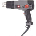 HEAT GUN, CORDED, 120V/11.7A, VARIABLE, 19 CFM, 120 °  TO 1150 °  F, SLIDE, UL, TEMPERATURE DIAL