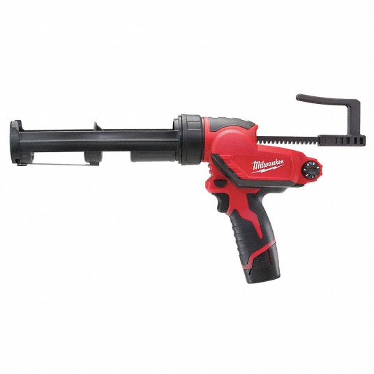 MILWAUKEE Cordless Caulk and Adhesive Gun Kit, 12.0 V V, Battery
