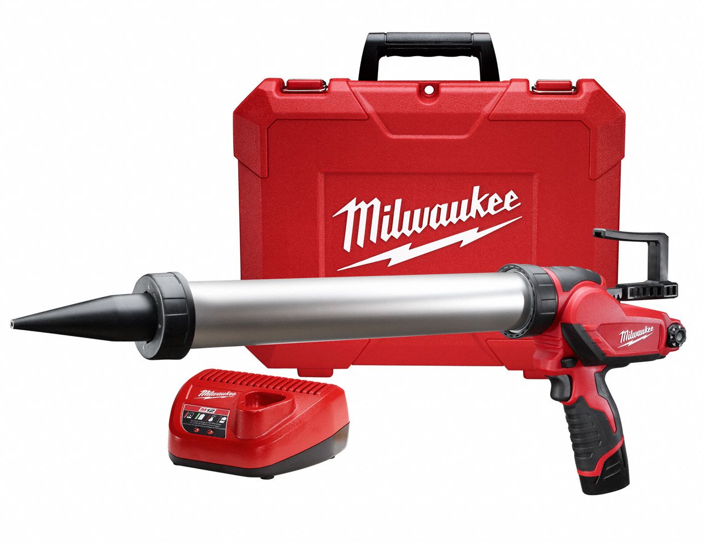MILWAUKEE Cordless Caulk Gun Kit, 12.0 V V, Battery Included, 20 oz