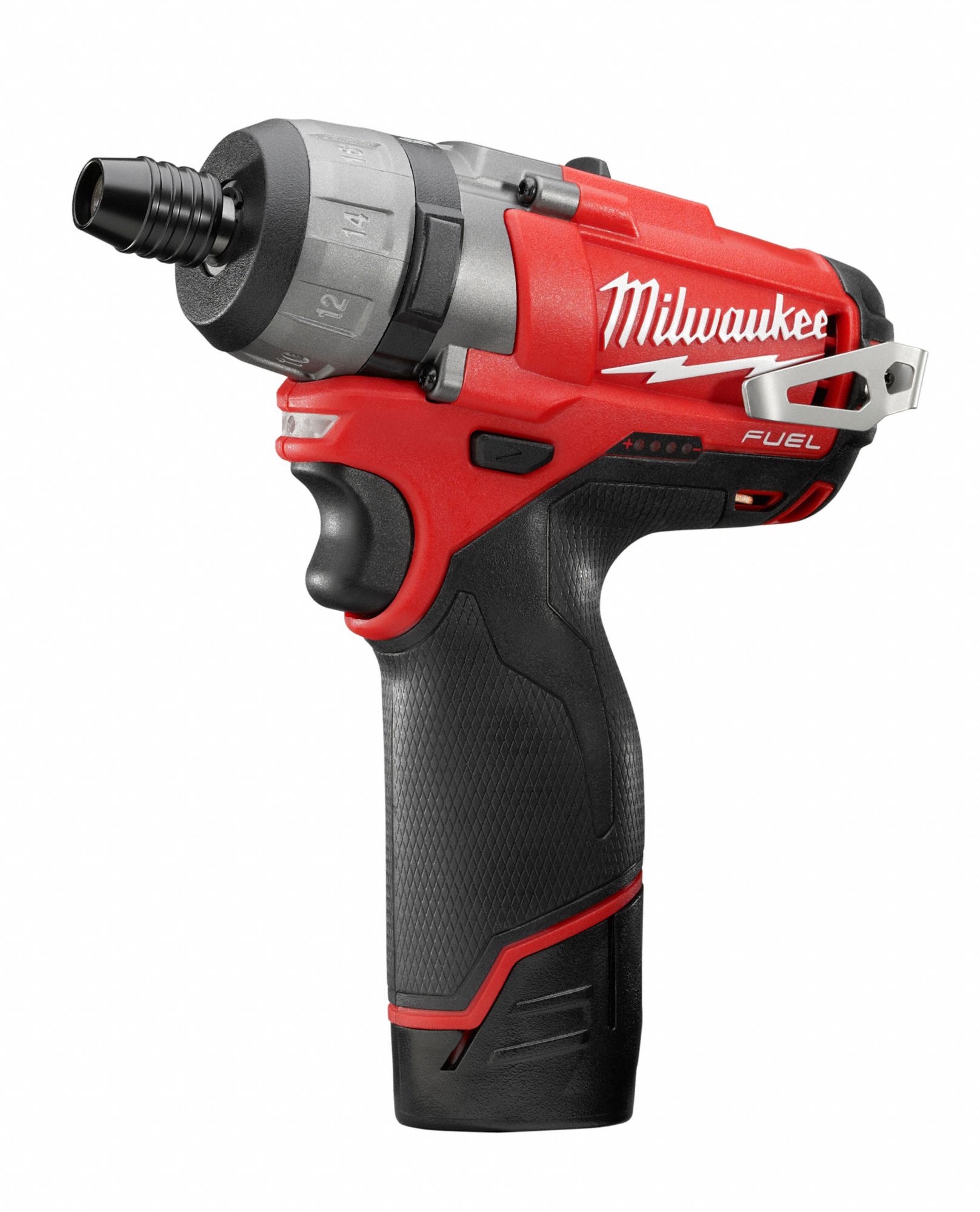MILWAUKEE Cordless Screwdriver Kit, Cordless, 1/4 in Hex Drive Size