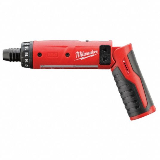 MILWAUKEE Screwdriver, Cordless, 1/4 in Hex Drive Size, 600 RPM