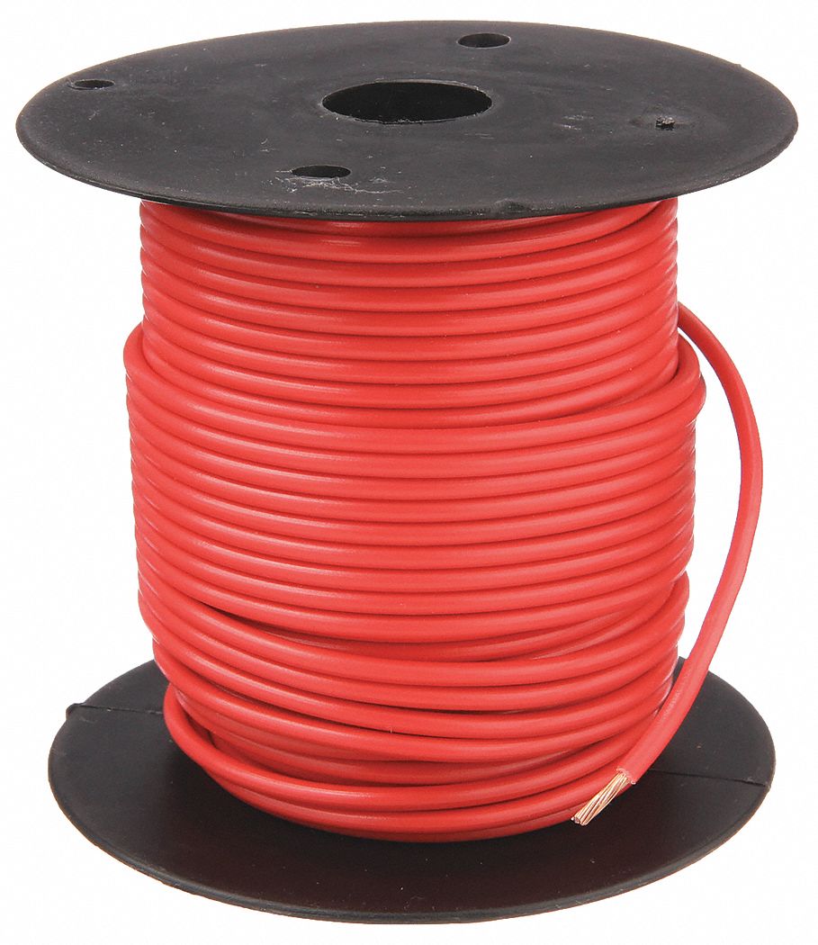 GROTE, 16 AWG Wire Size, PVC, Primary Automotive Wire 34GC55878500