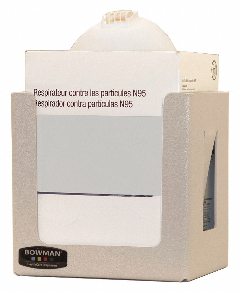 Face Mask Dispenser Beige Plastic