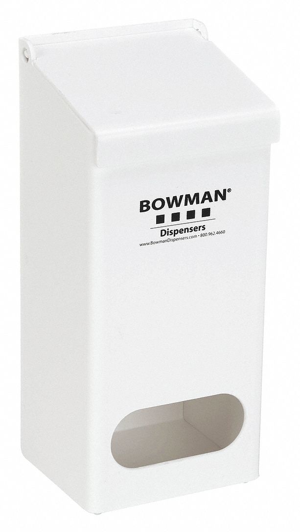 Glove Dispenser: PVC, 5 in Overall Wd, 11 1/4 in Overall Ht, 4 1/2 in Overall Dp