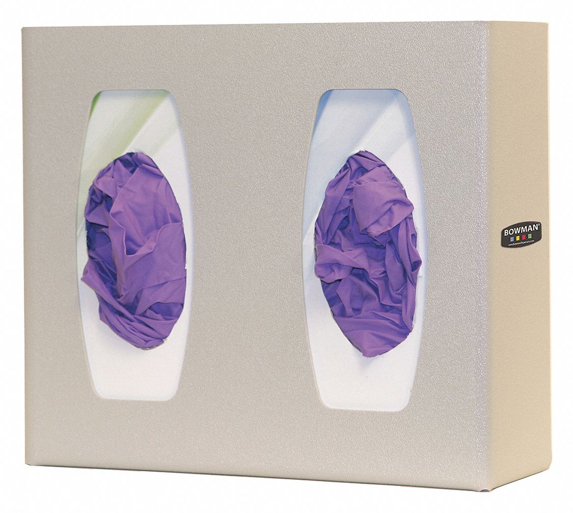 Glove Dispenser Beige Wall Mount ABS