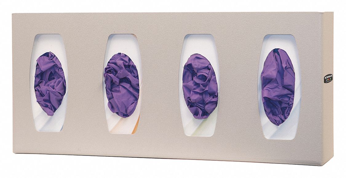 Glove Dispenser Beige Wall Mount ABS
