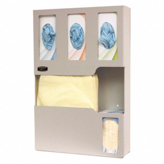 Bowman Dispensers, 5 Compartments, 25 1 4 In Overall Ht, Protection 