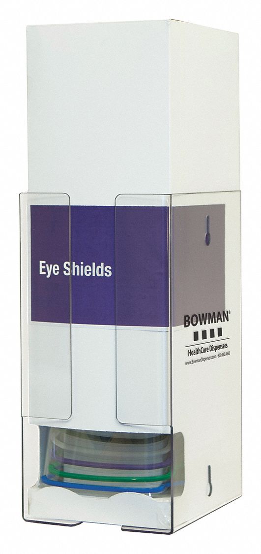 34GF40 - Eye Shield Dispenser Clear PETG Plastic