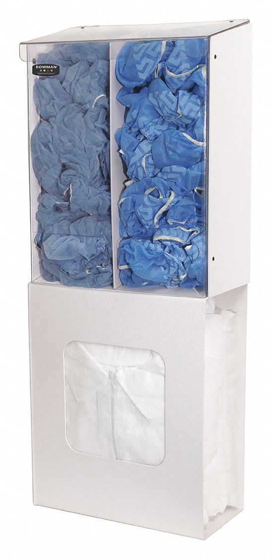 BOWMAN DISPENSERS, 3 Compartments, 30 5/8 in Overall Ht, Surgical