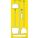 SHADOW BOARD,ACCU-SHIELD,YELLOW,68 IN. H