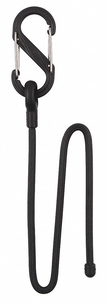 34GN83 - Clippable Gear Tie Blk 12 in L