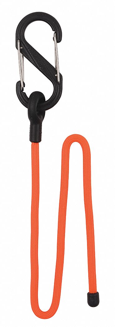 34GN84 - Clippable Gear Tie Orange 12 in L