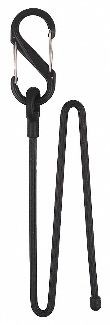 34GN86 - Clippable Gear Tie Blk 24 in L