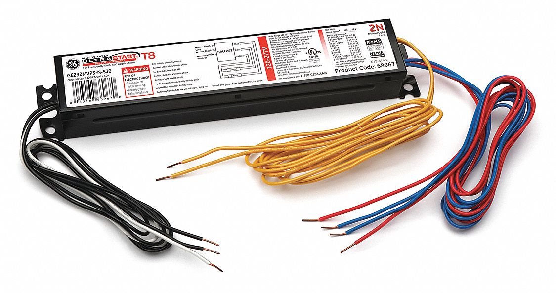 GE LIGHTING Dimming Ballast, Ballast Start Type Programmed 34GN94