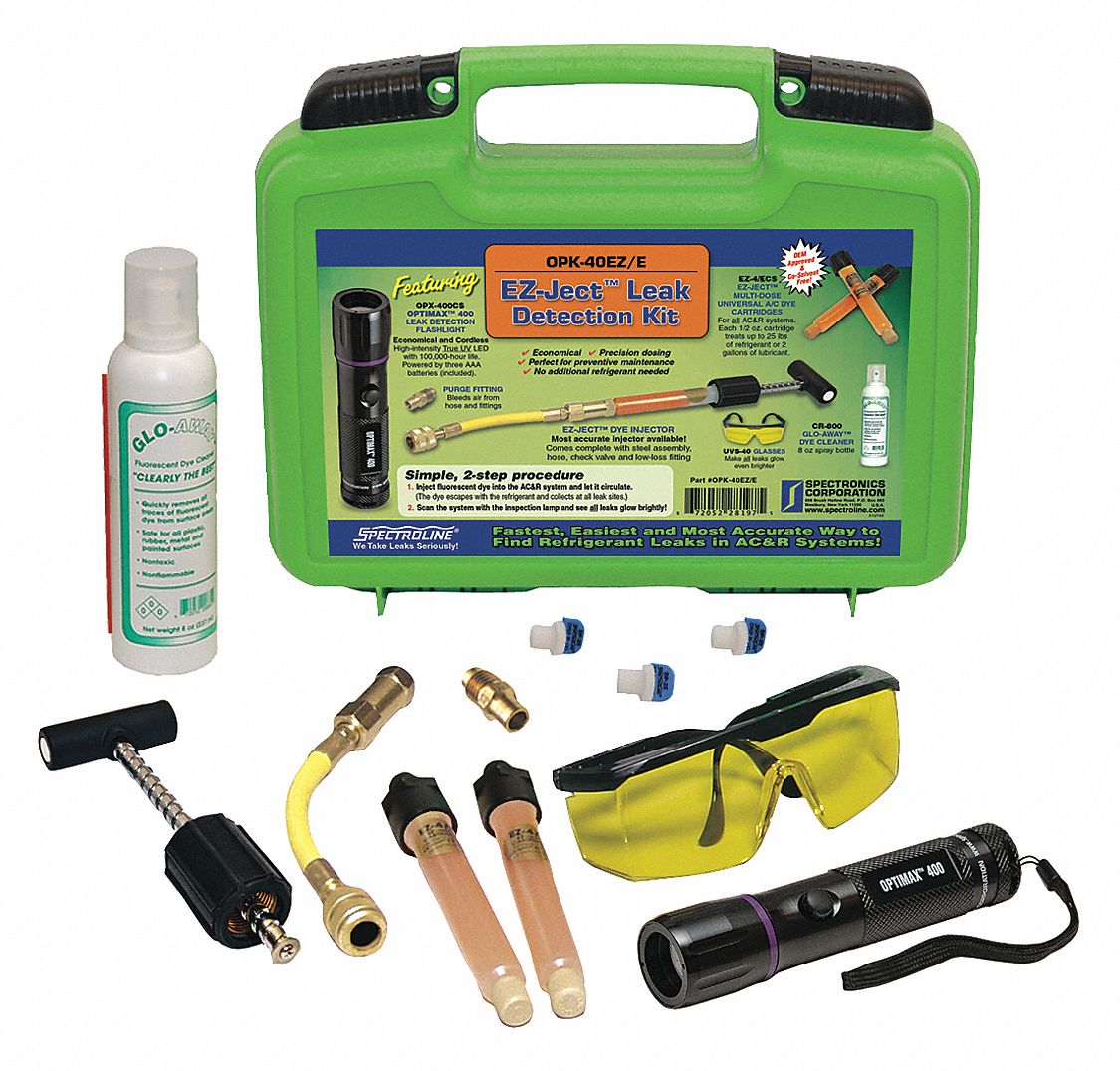 SPECTROLINE, Leak Detection Kit, MultiDose, Leak Detection Kit