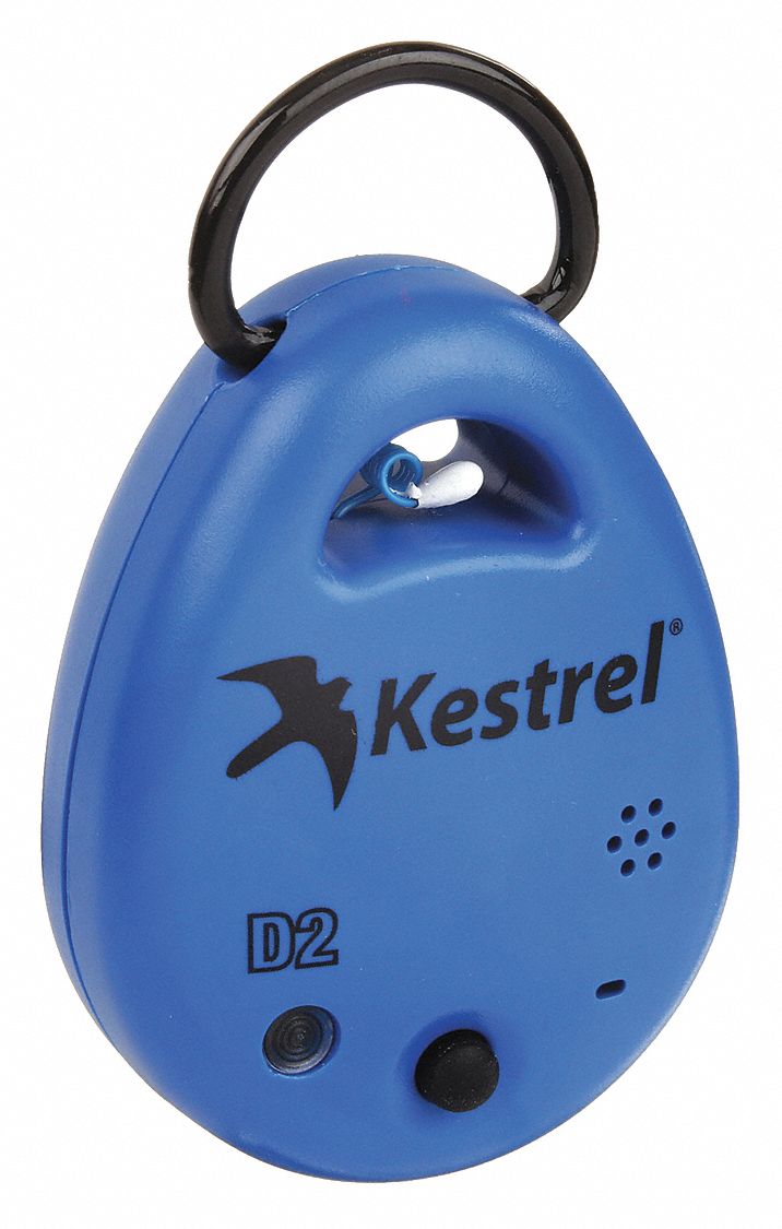 Data Logger, Temperature and RH, Blue