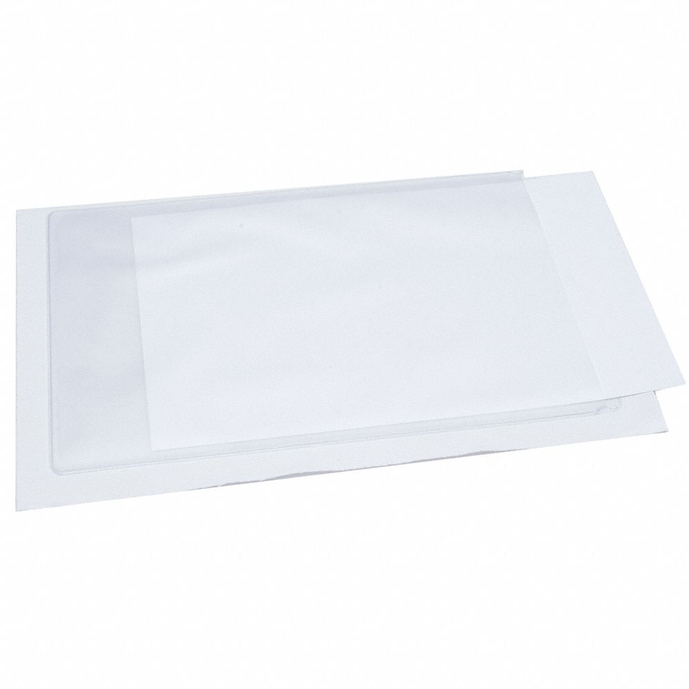 LabelHolder, 12inL, 9inW, Clear, PK50